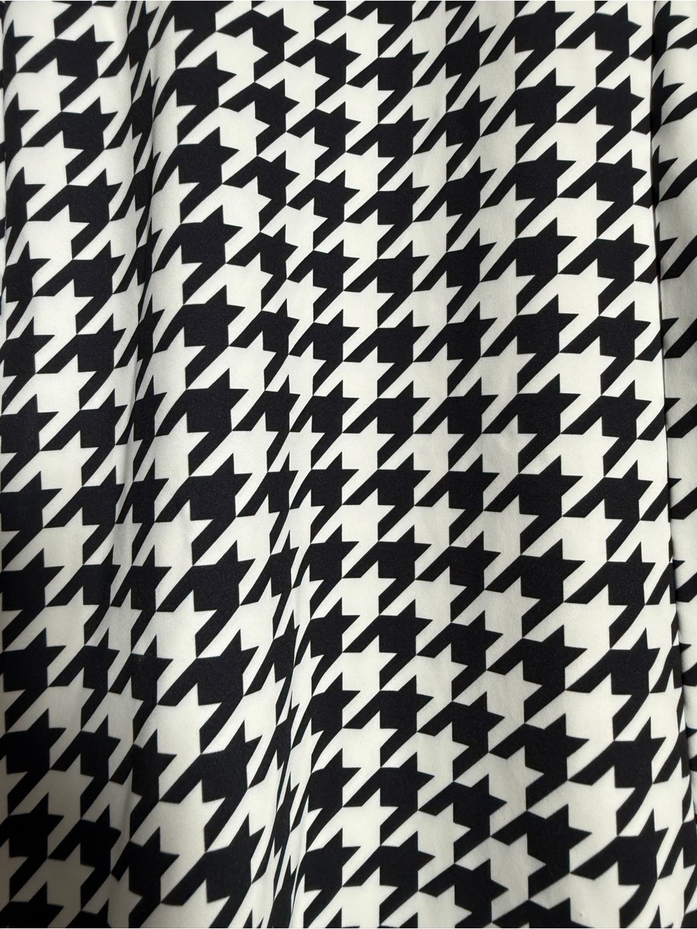 Black & White Houndstooth Sleeveless Quarter Zip Golf Tennis Dress | Size XS - Picture 14 of 15